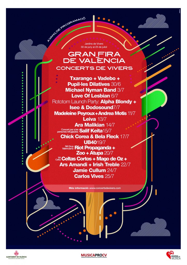 CONCIERTOS DE VIVEROS 2017 GRAN FERIA DE VALENCIA