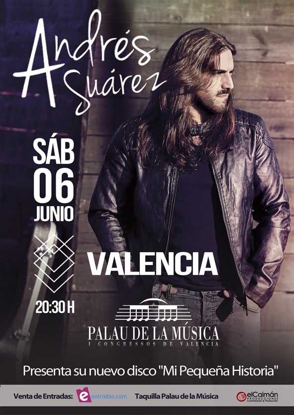 ANDRES SUAREZ presenta su nuevo disco en Valencia