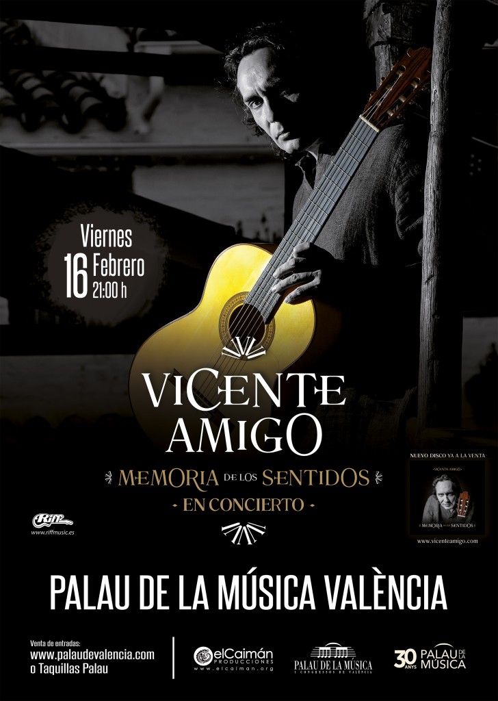 VICENTE AMIGO. Memoria de los Sentidos